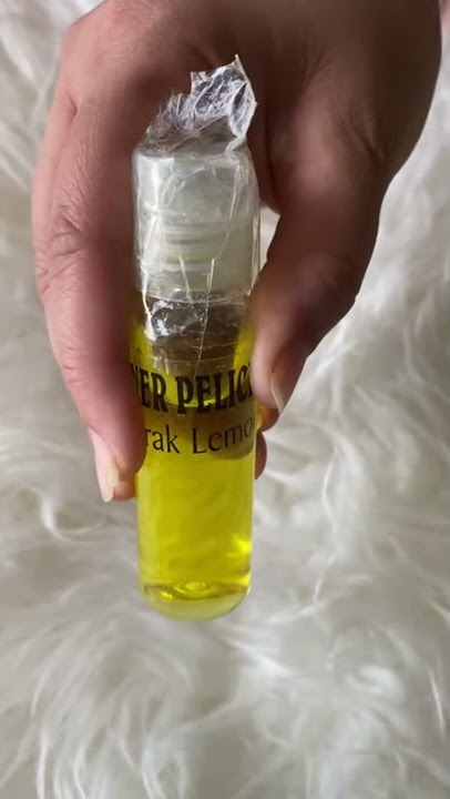 Lemon toner glowing