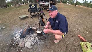 Outback Billy Tea on the Aussie Campfire Kitchen