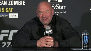 UFC 273: Dana White PostFight Reaction