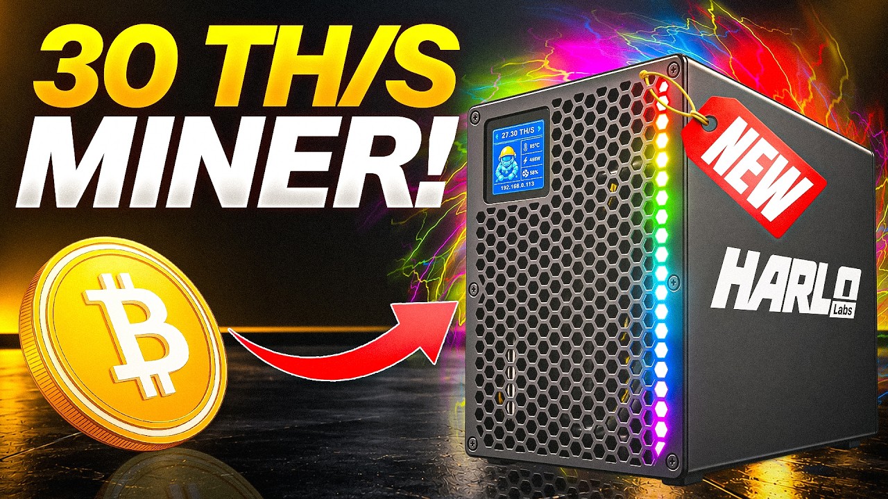 This NEW Harlo B30 Home BITCOIN Miner is INSANE!