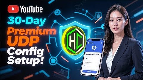 Create 30-Day Premium UDP Config File & Setup on HTTP Custom VPN | Fast & Secure Browsing