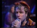 Bon Jovi - Bed of Roses (acoustic / Melbourne 1992)