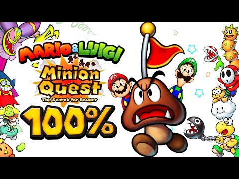 Mario & Luigi + Bowser's Minions: The Search for Bowser - 100% Longplay Walkthrough Gameplay Guide