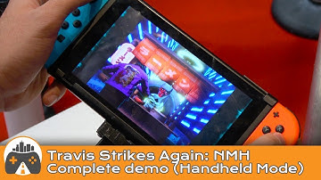 [Travis Strikes Again: No More Heroes] Full demo - Nintendo Switch handheld mode