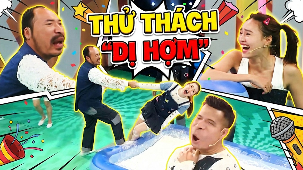 TIẾN LUẬT BÓ TAY Trước Biểu Cảm Dị Hợm Của Thúy Ngân Trong Thử Thách | 7 Nụ Cười Xuân 2026