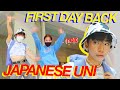 First Day of IN-PERSON School in JAPAN! *senior year of university* | worldofxtra