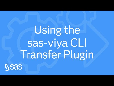 SAS Demo | SAS Viya Content Migration Using the sas-viya CLI Transfer Plugin