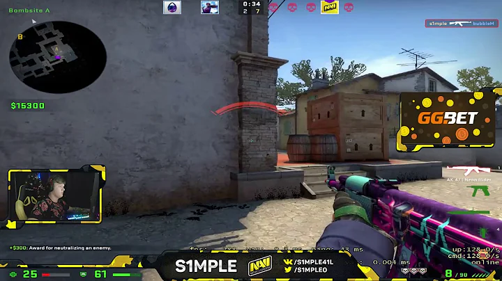 s1mple insane 1v5 FPL clutch