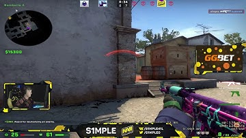 s1mple insane 1v5 FPL clutch