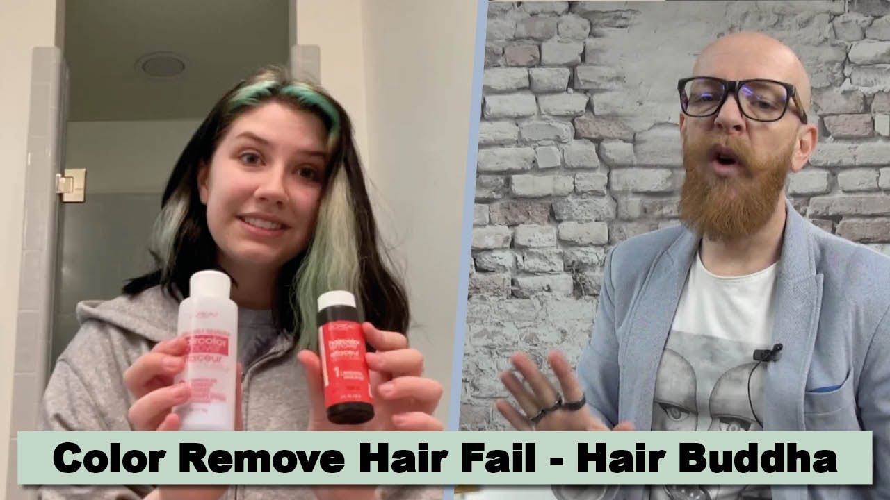 A color remove hair fail - Hair Buddha reaction video