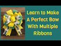 Bow Making the Right Side Up Way / Ribbons from Dollar Tree, Hobby Lobby, and Michaels