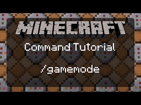 Using Commands In Minecraft Getting Started And The Gamemode Command Gamemode 1 2 3 4 1 11 2 Youtube