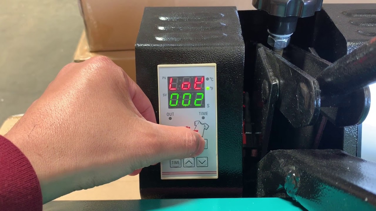 Fancierstudio Heat Press maintenance videos (temperature