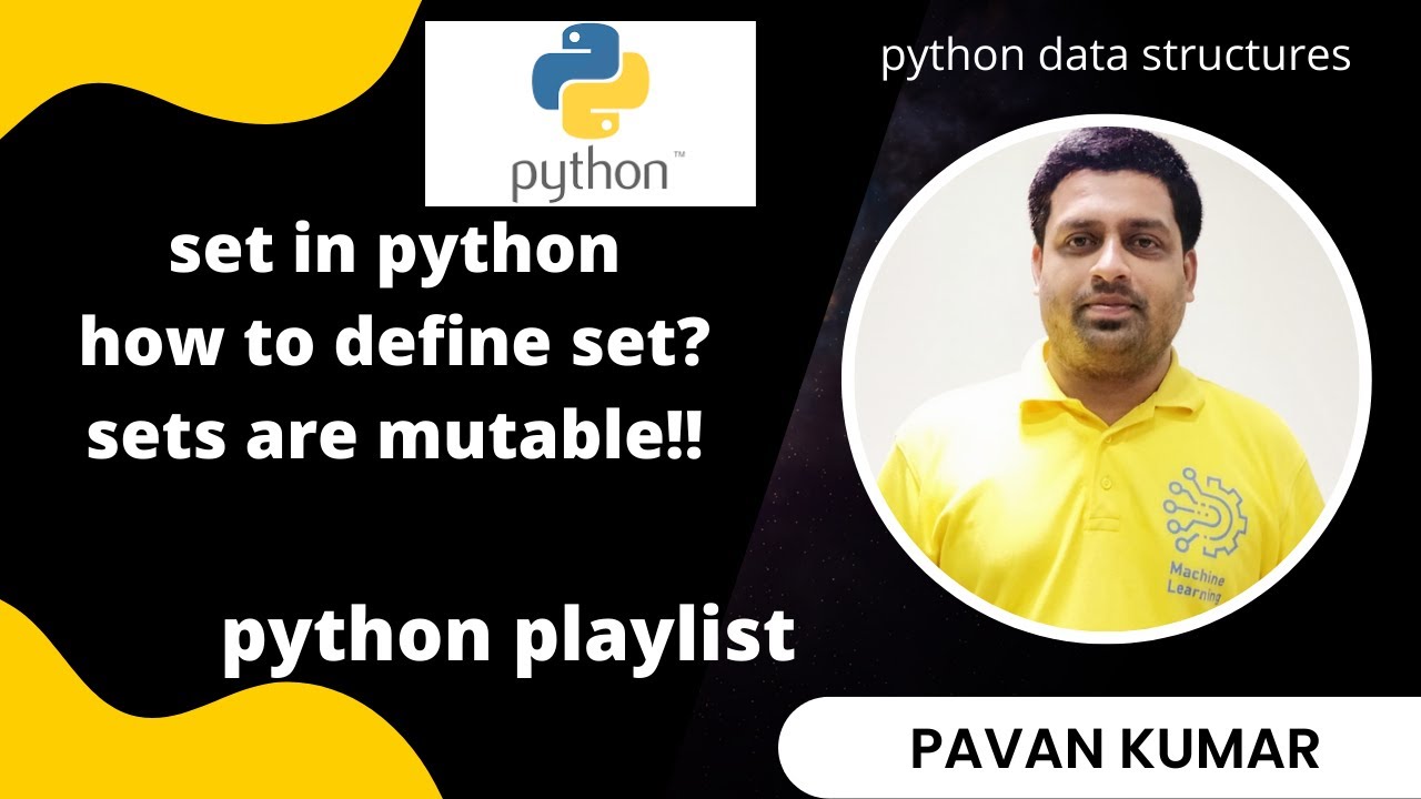 sets in python | how to define sets | python data structures |python ...
