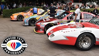 || RAW || American V8 & NASCAR Exhaust Sounds of Goodwood F.O.S. 2023 | NASCAR 75