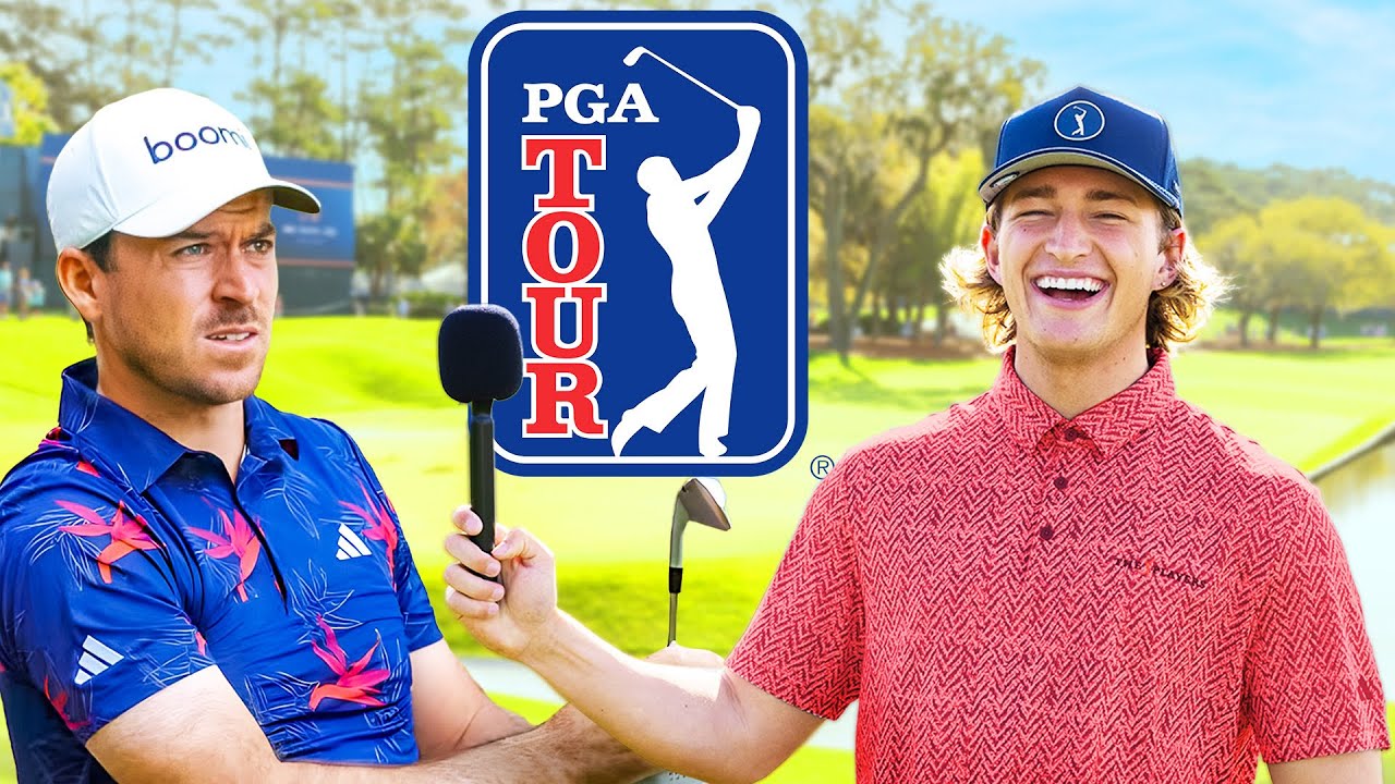 Mumbling to Professional Golfers