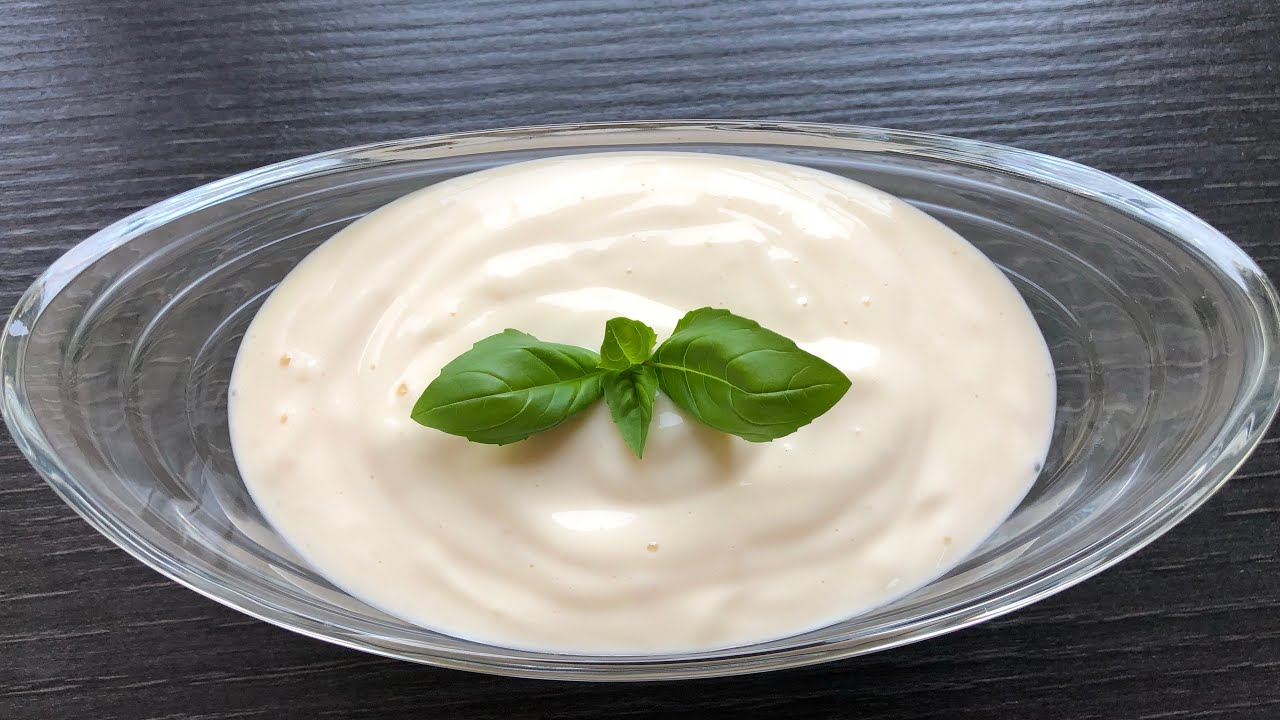 How to make Mayonnaise in just 1 minute and only 3 ingredients