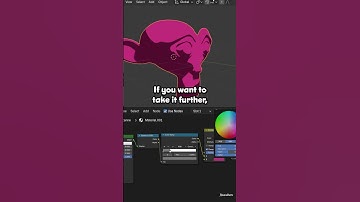 Making 3D look illustrated in #blender3d