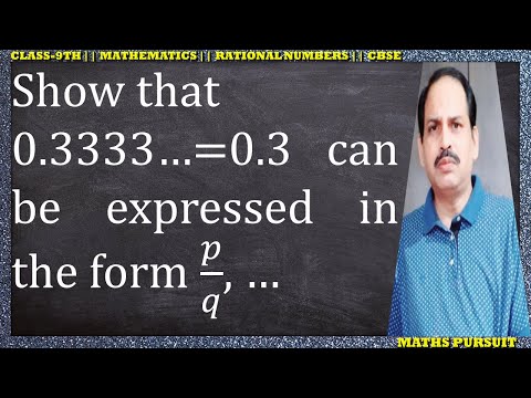 Show that 0.3333…=0.3