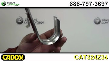 Erico Caddy CAT324Z34 J Hook w/ Drop Wire Clip