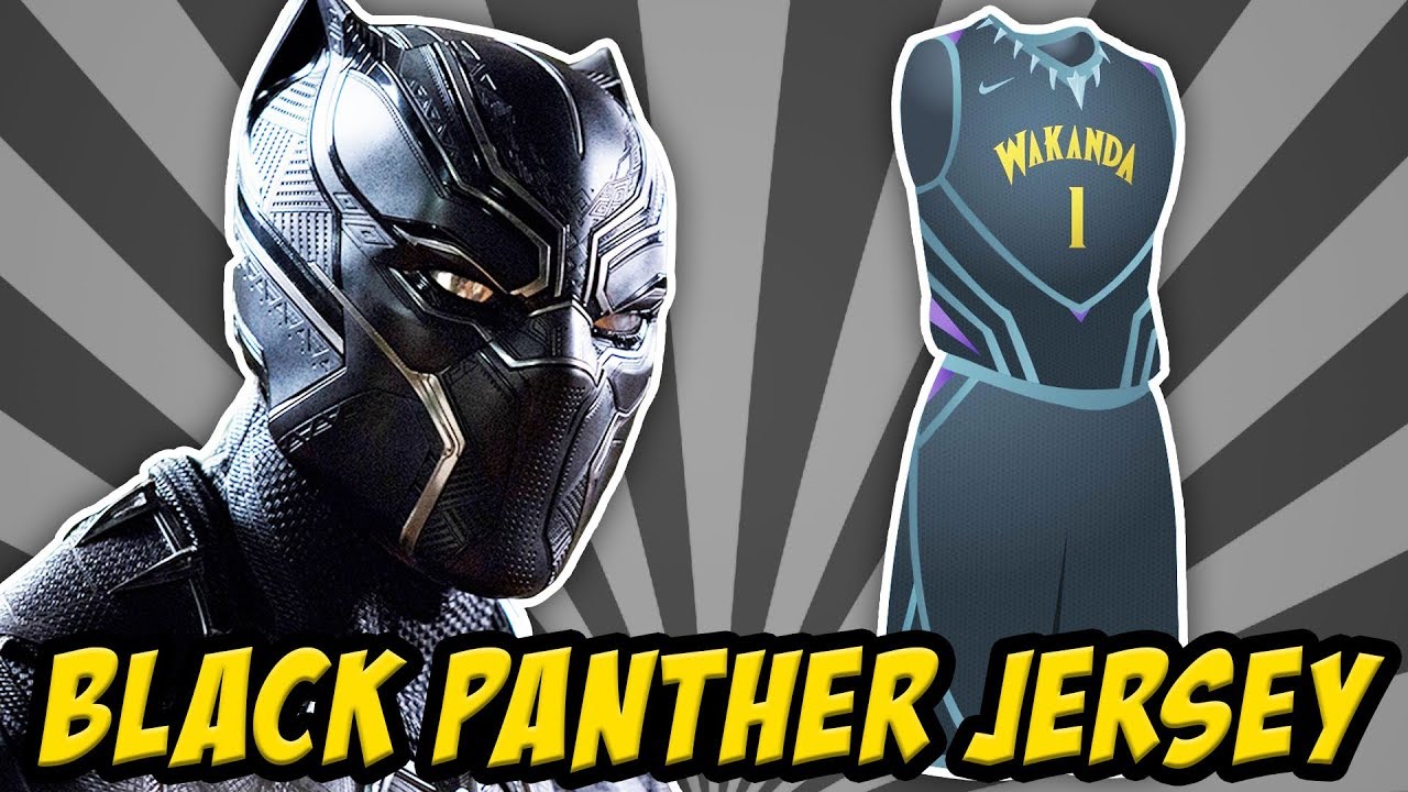 black panther basketball jersey