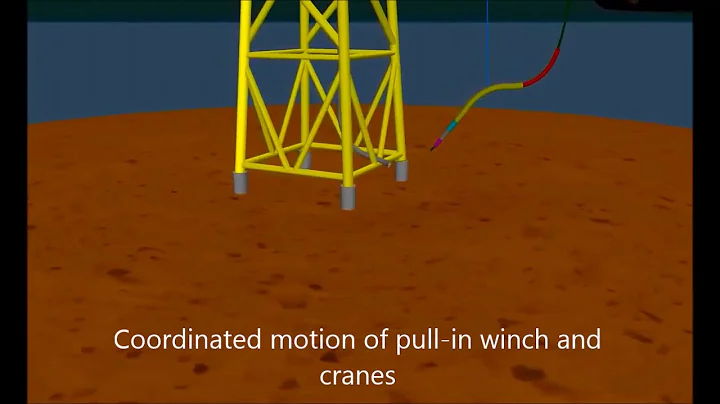 OSS export cable and CPS pull in
