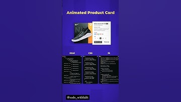 Animated Product Card using JS, CSS & HTML🧑‍💻 #coding #programming #2024 #cssanimation #javascript