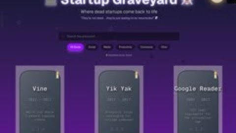 Startup Graveyard kiro hackathon