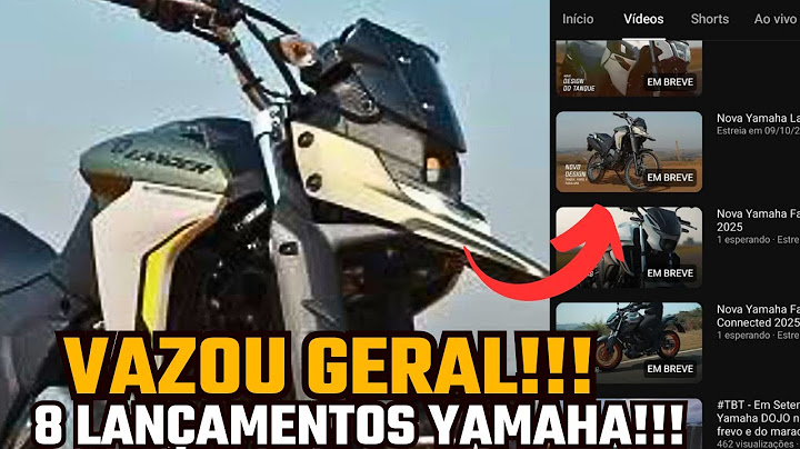 🚨VAZOU OS 8 LANÇAMENTOS DA YAMAHA 2025
