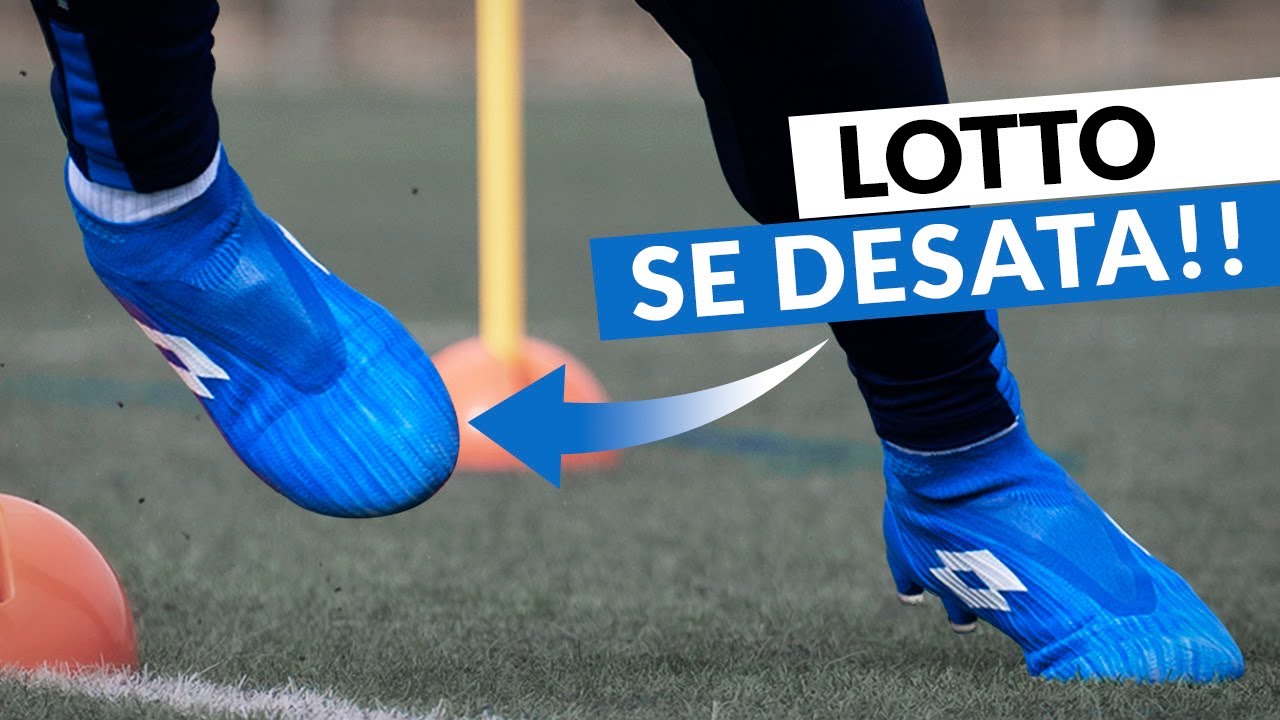 LOTTO SIN CORDONES · Botas fútbol Lotto Solista III Gravity - YouTube