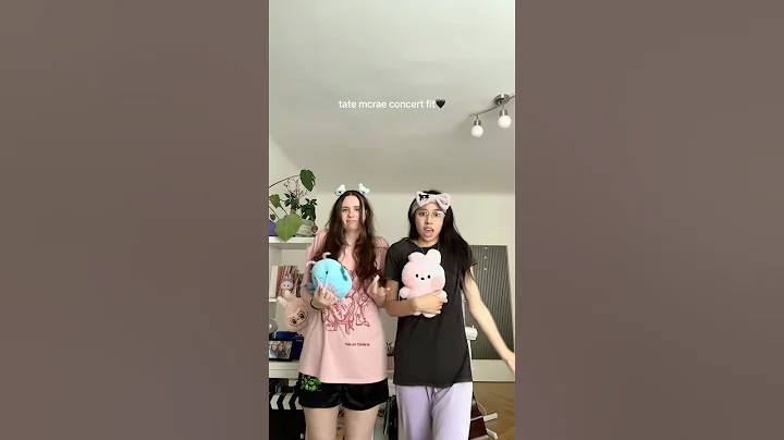 Tate McRae concert fit with my bestie 💜 #transition