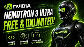 FREE Unlimited AI Coding Agent Using NVIDIA Nemotron 3 Ultra