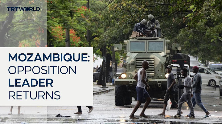 Mozambique’s opposition leader returns to Maputo after his exile