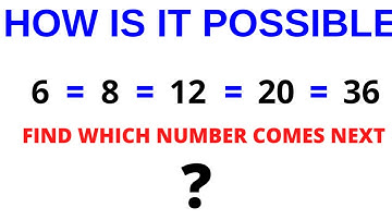 Find Which Number Comes Next | Maths Number Puzzle With Answer