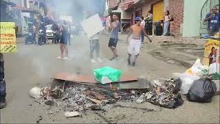 Protesta en el sector del aguacatal, colapso el trafico | El País Cali