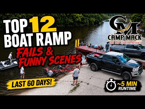 Top 12 Boat Ramp Fails & Funny Moments of the Last 60 Days 😂 | Camp Mack Boat Ramp