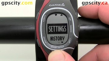 Auto Scroll Setting in Bike Mode on the Garmin Forerunner 60