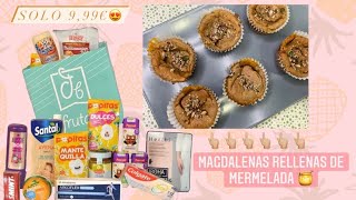 Prueba esta RECETA de MAGDALENAS rellenas SIN AZÚCAR🧁. SANAS y FÁCILES | Disfrutabox agosto.