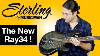 Sterling by Musicman Bass with a Roasted Maple Neck! - The New Ray34 Stingray