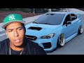 Taywavy reacts to chris borges stancing his subaru sti 