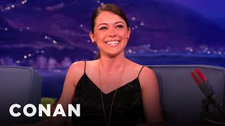 Tatiana Maslany Has The Best Zombie Apocalypse Hometown | CONAN on TBS