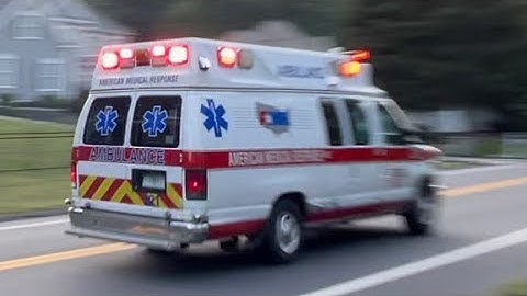 AMR 321 Responding Priority 1 with Wail, Yelp and Priority!!