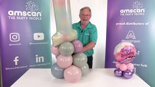 Attaching Foil Balloons to Latex Columns and Clusters