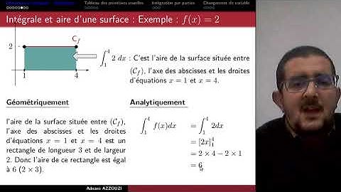 SVI STU S1: Analyse: Primitives et  intégrales