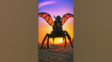 Tiny Fantasy Creatures Riding Insects – Hyper-Realistic AI Art
