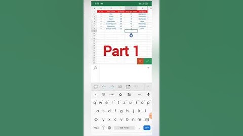 Function of add that use in excel in mobile by WPS office || Knowledge with Rabish Part- 1 #excel