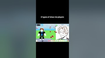 2 type s of draw me players 😭🔥 #roblox #robloxbacon #fyppppppppシ #drawme