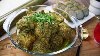 RENDANG AYAM HIJAU | GREEN CHICKEN RENDANG | JUADAH RAYA | EID CUISINE