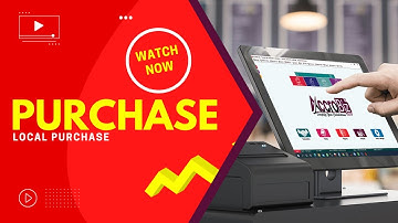 PURCHASE ENTRY | How to make local purchase | AccroBIZ ERP