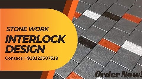 Modern interlock bricks  design #interlock #home #design #video #subscribe